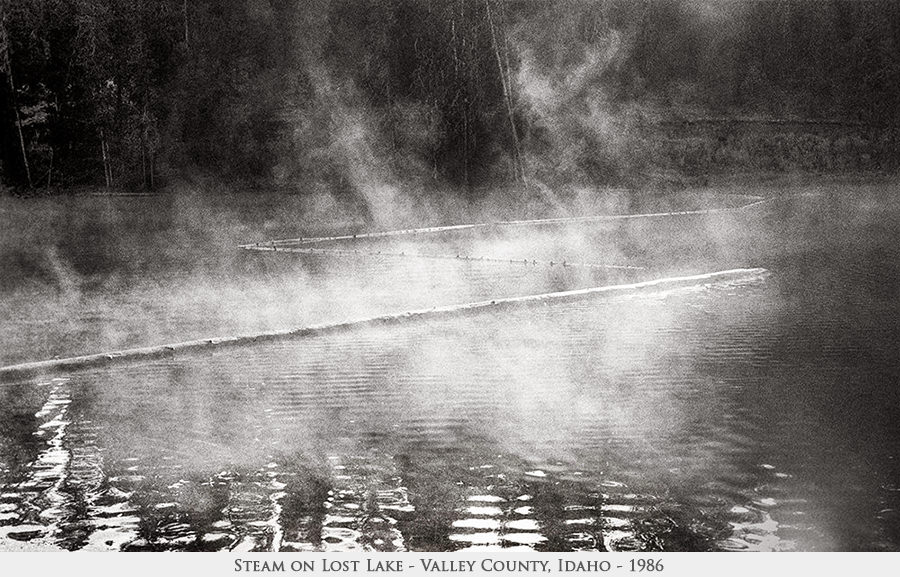 steam on Lost Lake