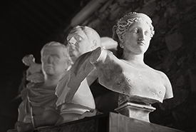 Busts in Sculptor's Studio