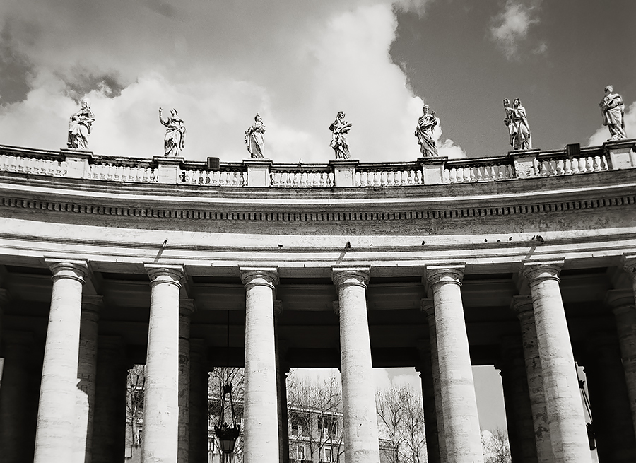 Bernini Saints at Piazza San Pietro