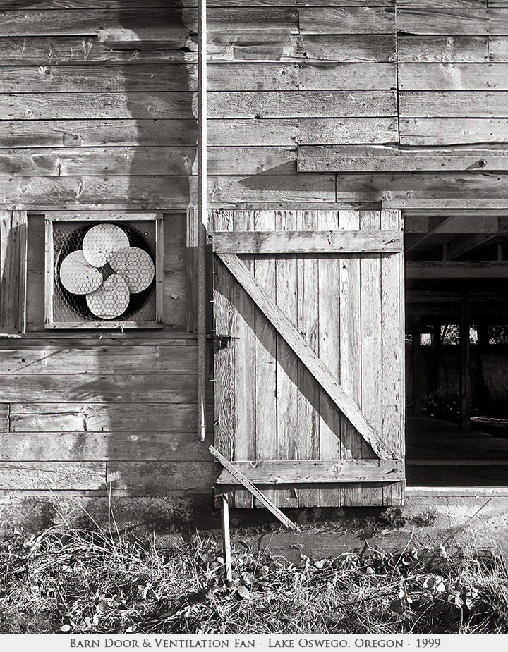 Barn Door & Ventilation Fan