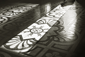 Shadows on Duomo Floor