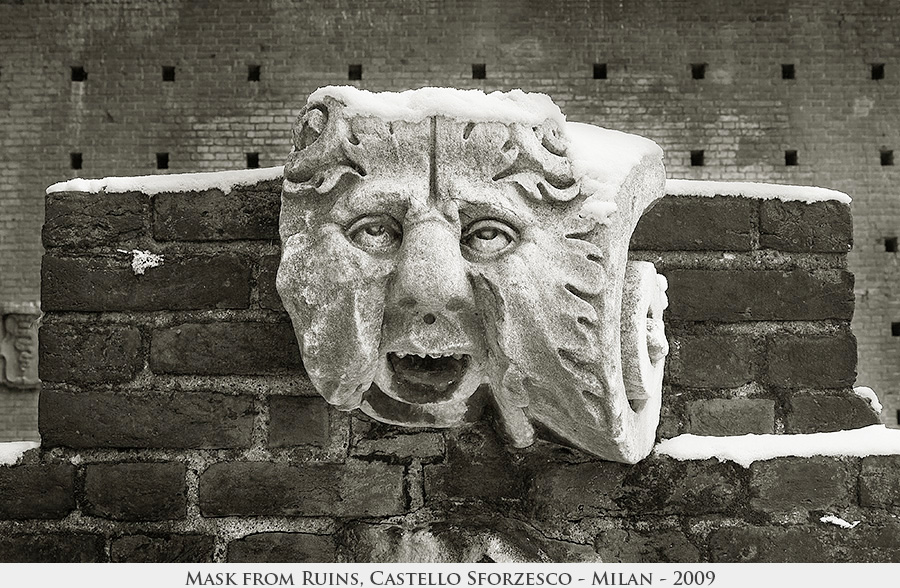 Mask from Ruins, Castello Sforzesco