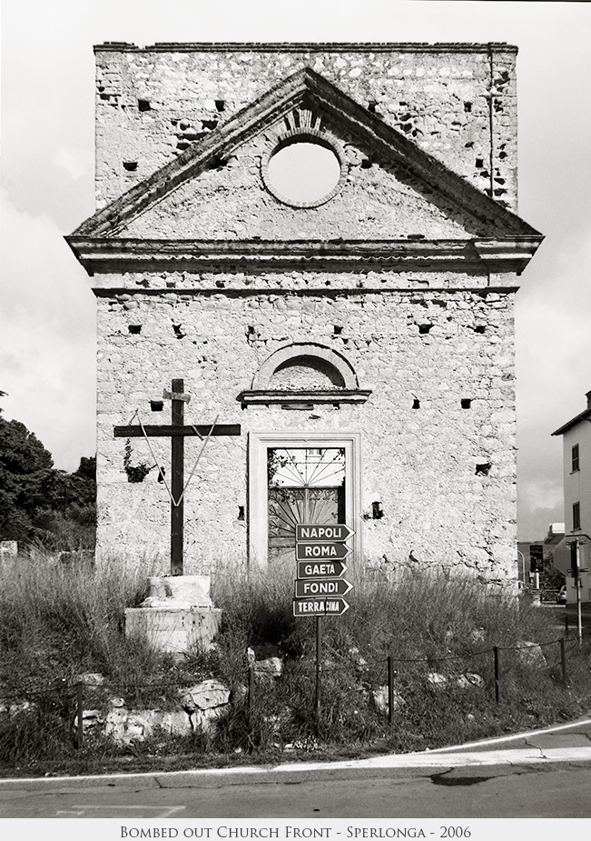 Bombed out Church Front