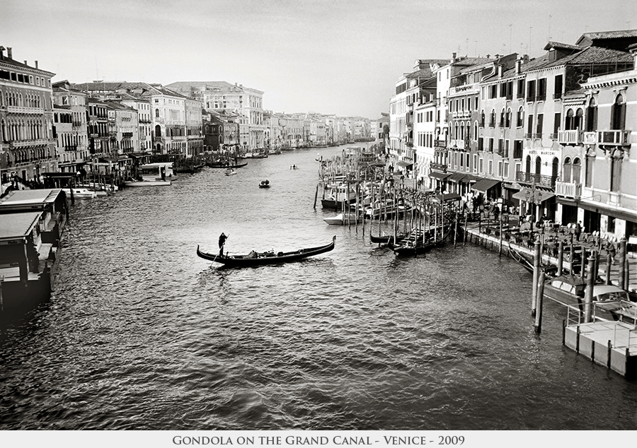 Gondola on the Grand Canal