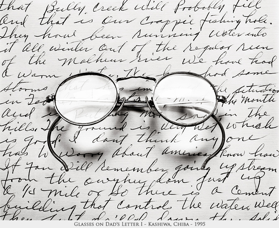 glasses on Dad's letter 1