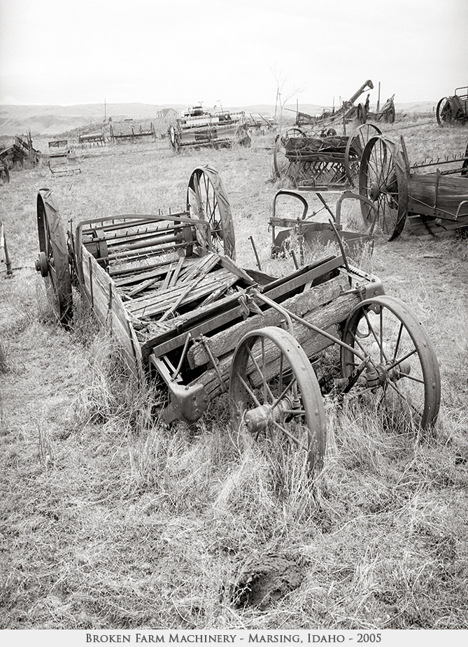 Broken Farm Machinery