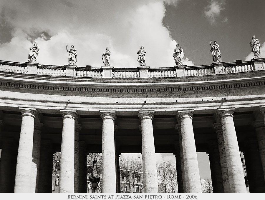 Bernini Saints at Piazza San Pietro